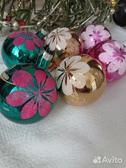 Елочные игрушки СССР набор