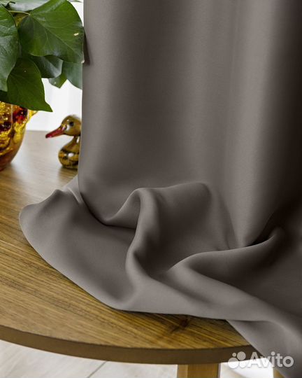 Блэкаут шторы Марсель Кофе с молоком