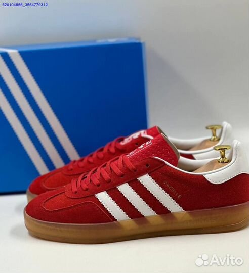 Кроссовки Adidas Gazelle Red (Арт.77104)