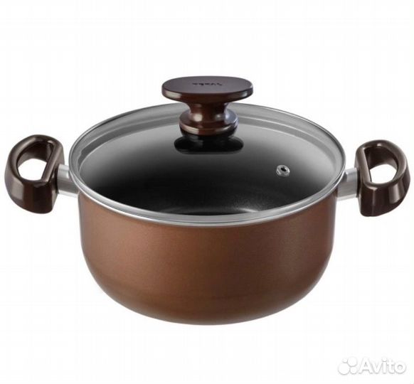 Новая кастрюля Tefal Tendance Brownie 22 см