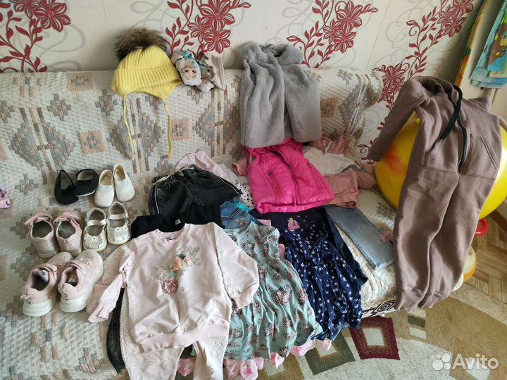 Вещи пакетом на девочку 98-104