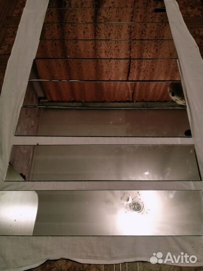 Зеркало(стекло) -14,5 х 71см-1шт