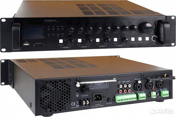 Радиоузел трансляционный SVS Audiotechnik MA-120 P