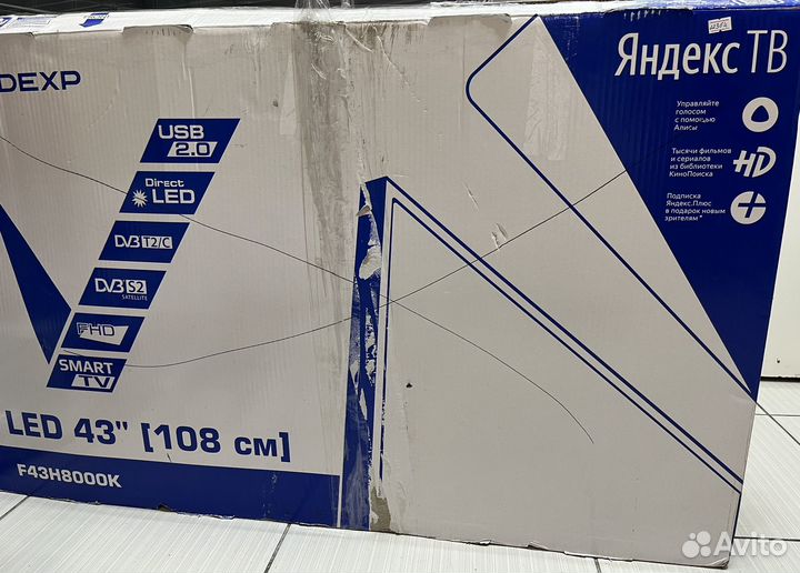 Телевизор Dexp 43 SMART