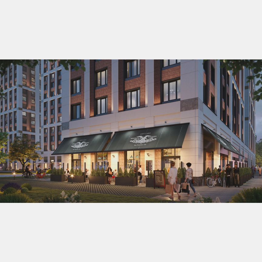 Апартаменты-студия, 23,3 м², 3/16 эт.