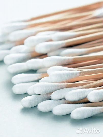 Ватные палочки эко бамбук хлопок