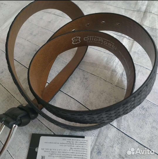 Новые ремни нат.кожа Olio Rosti