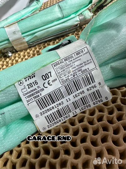 Подушка безопасности (шторка) Mercedes s w222