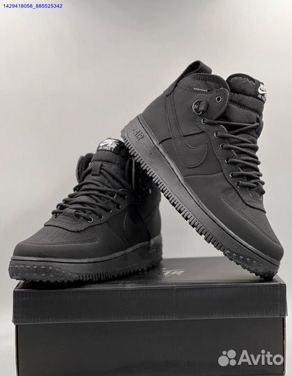 Ботинки Nike Air Force 1 Duckboot (с мехом) (Арт.59545)