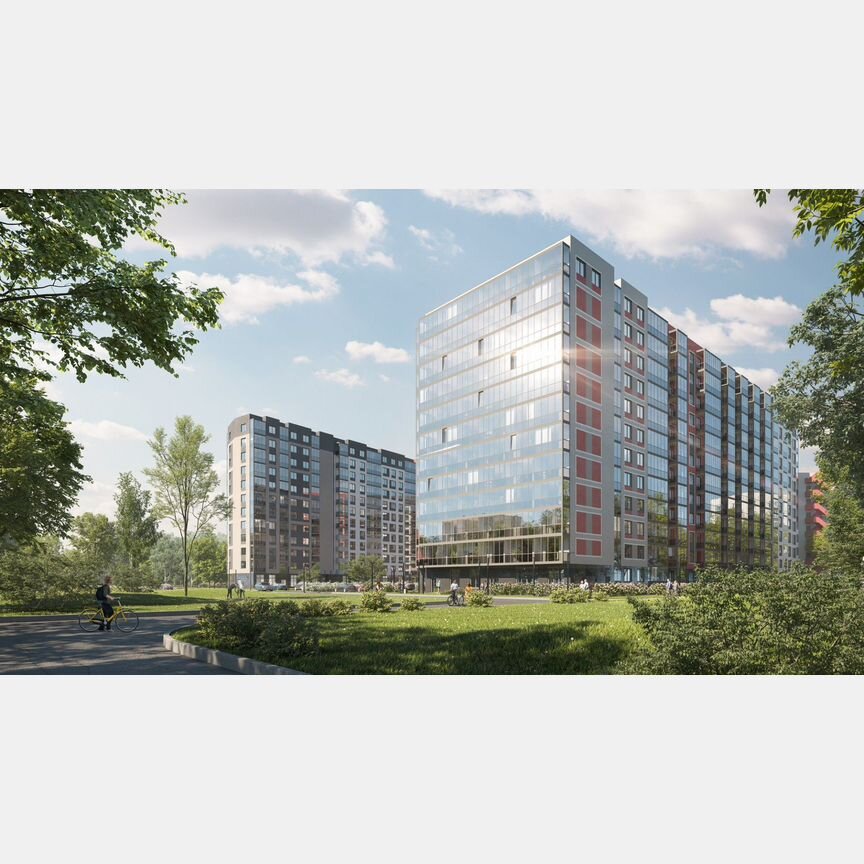 1-к. квартира, 34,2 м², 2/12 эт.
