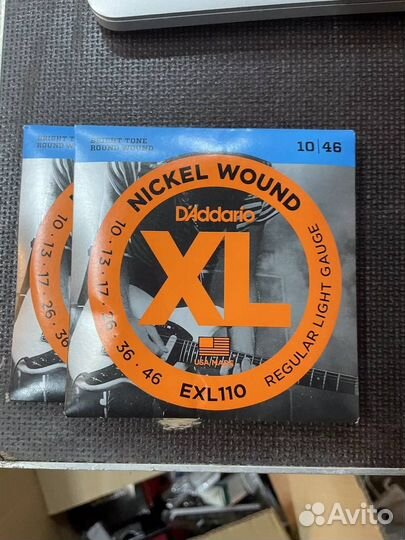 Набор струн D'Addario XL Nickel Wound EXL110