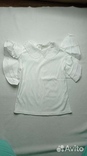 Блузка белая школьная