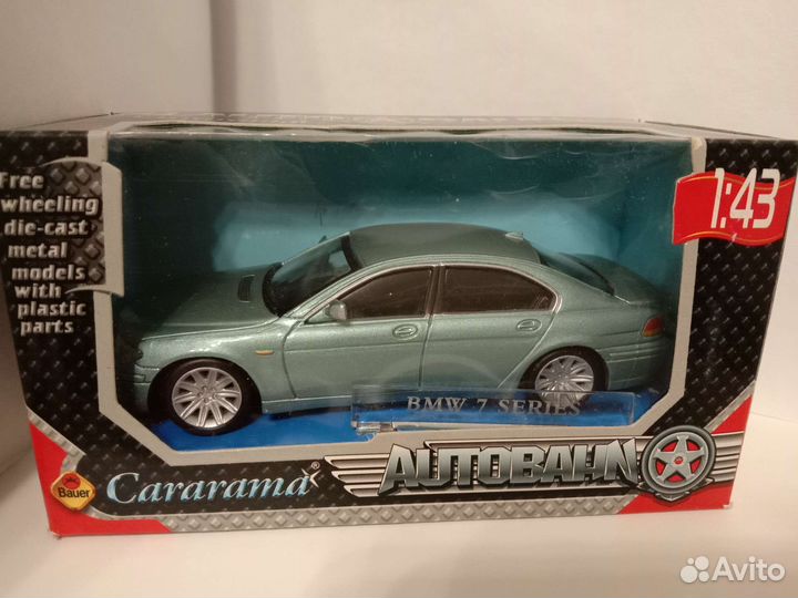 Bmw 7 e65 745i Масштабная модель 1:43 cararama