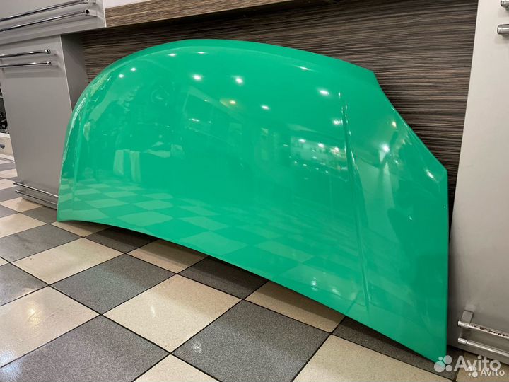 Капот на Газель Next под завод цвет Кипр зеленый