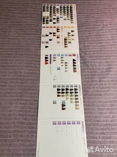 Палитра красок для волос