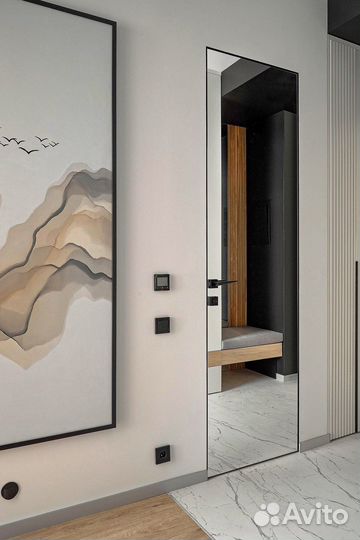 Скрытые двери под покраску 2300