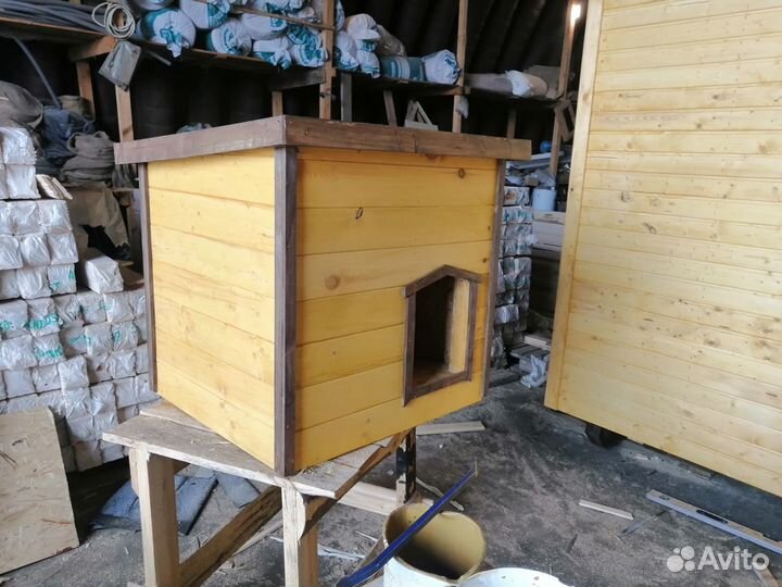 Будка для собаки утепленная
