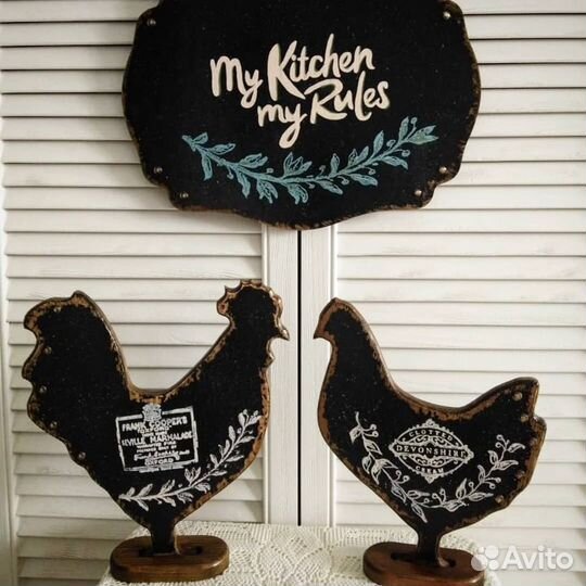 Набор декоративных фигур для кухни