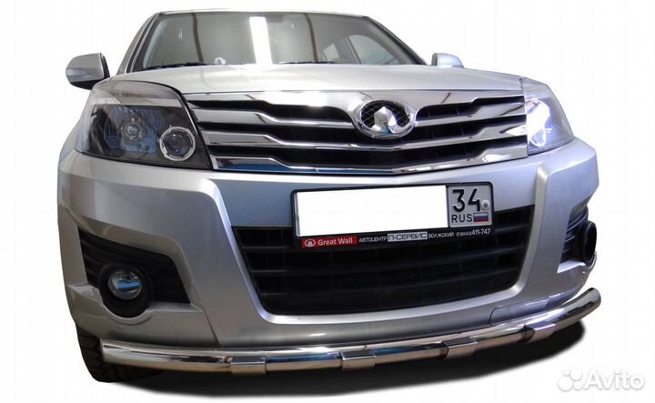 Защита переднего бампера Great Wall Hover 3 2009