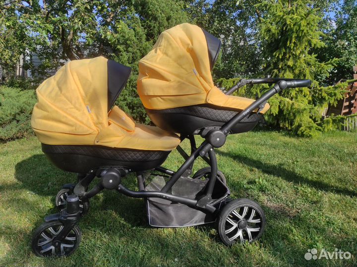 Коляска для двойни или погодок 3 в 1 Mr.Sandman