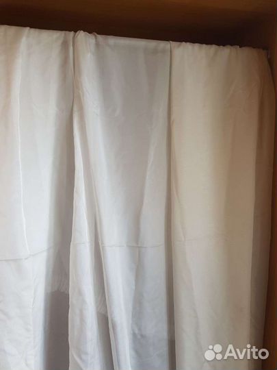 Шторы, тюль(белая органза)