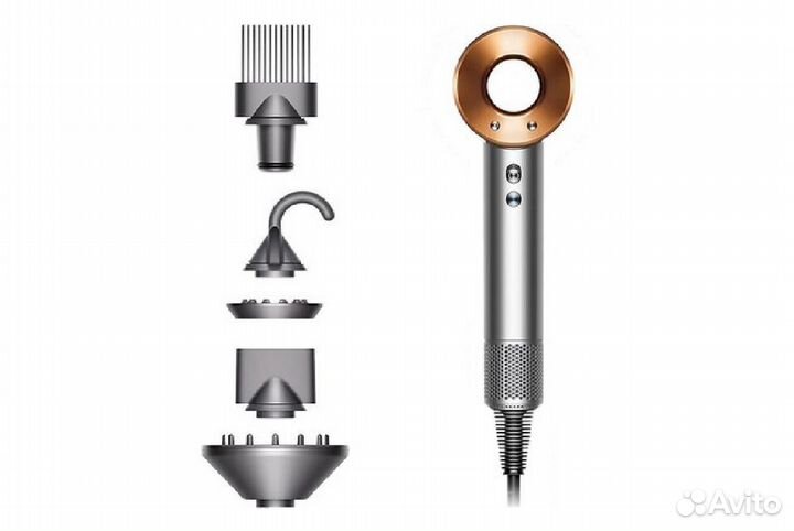 Фен Dyson Supersonic HD08 (Nickel / Copper)