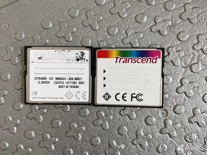Compact flash 16 и 64 gb