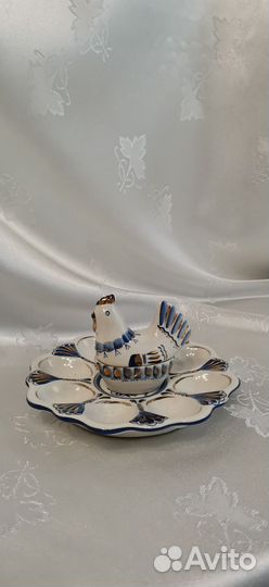 Набор для яиц гжель