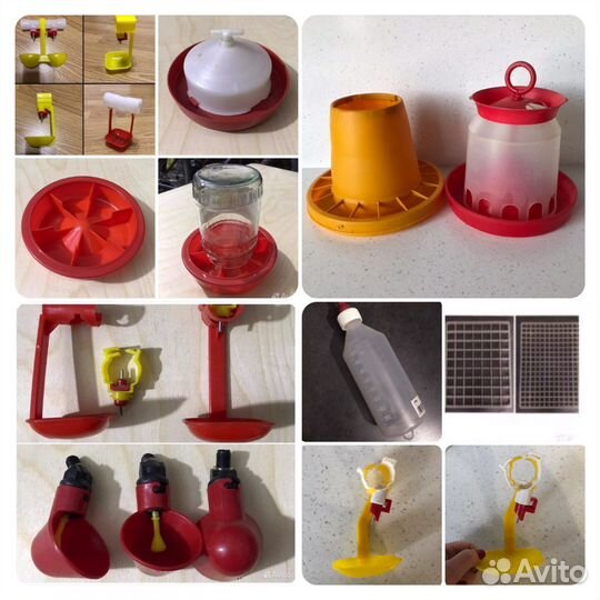 Поилки. Кормушки. Для птиц. Новые