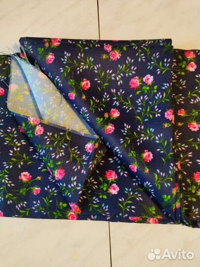 Отрезы ткани из СССР 80-хгодов