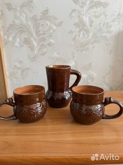 Сервиз глиняный