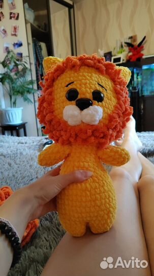 Мягкая игрушка лев