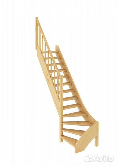 Лестница лс-07м/1 Л сосна (3 уп)