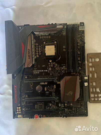 Intel core i7 6400t + asus maximus 8 hero