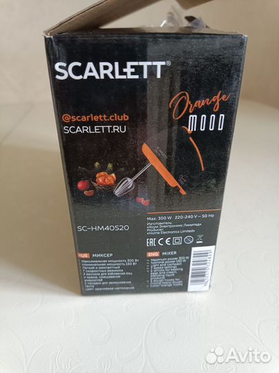 Миксер scarlett новый