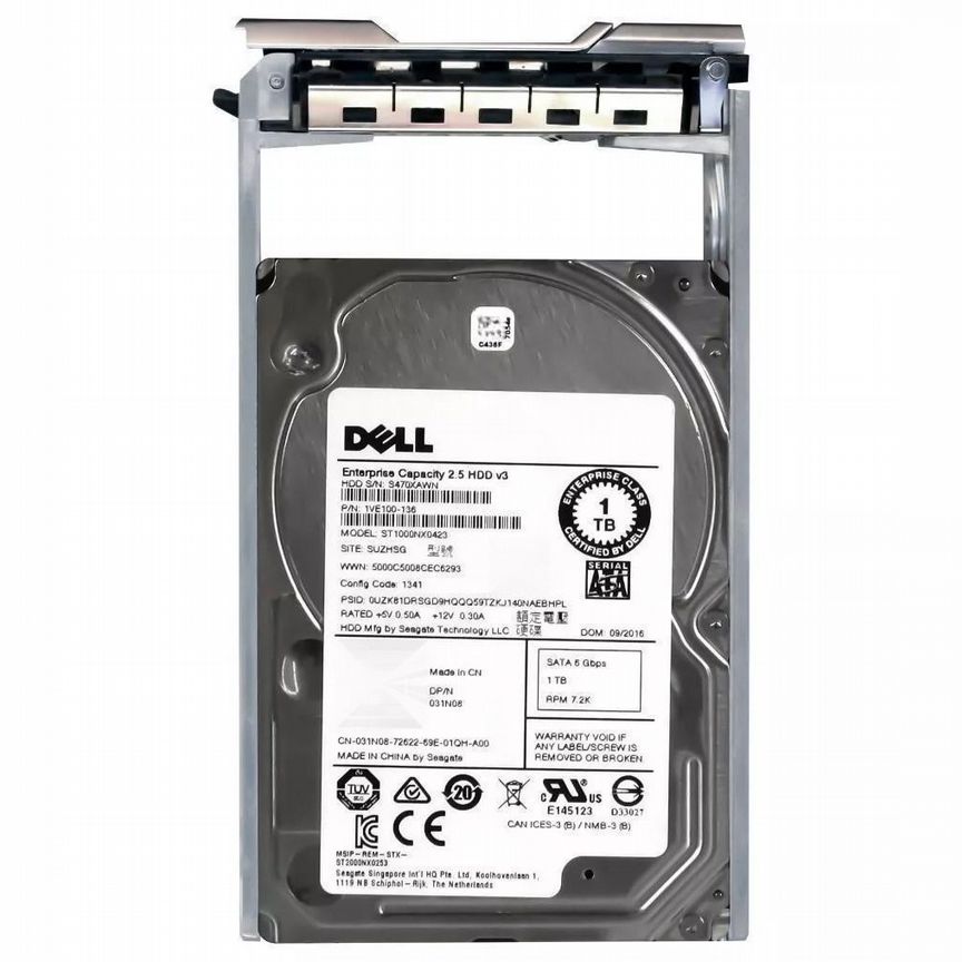 [31N08] Жесткий Диск Dell 1tb Sata3 2,5" Hdd 31n08
