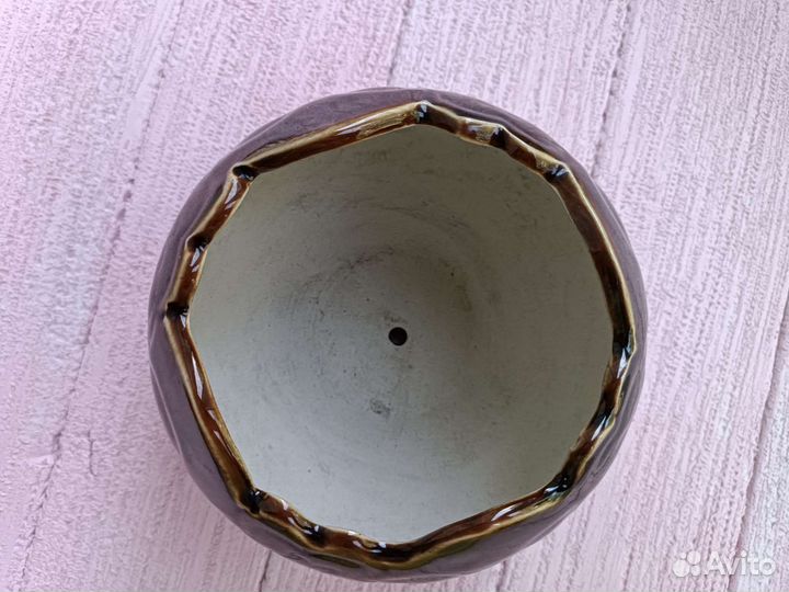 Кашпо горшок для цветов керамика