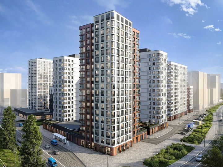 Квартира-студия, 23,5 м², 3/19 эт.