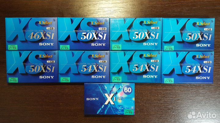 Аудиокассеты sony XS I 46-54