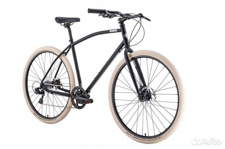 Велосипед bearbike Perm D 700С 8ск (чёрный мат) 20