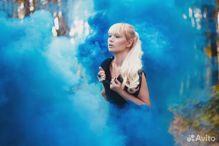 Цветной дым, густой, в наличии