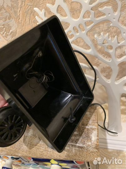 Старинный телефон игрушечный. Карболит. СССР