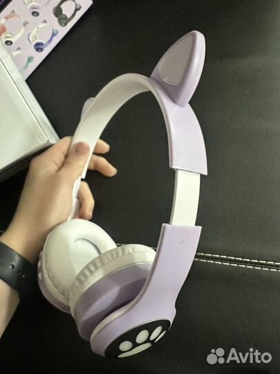 Наушники детские светящиеся с Bluetooth