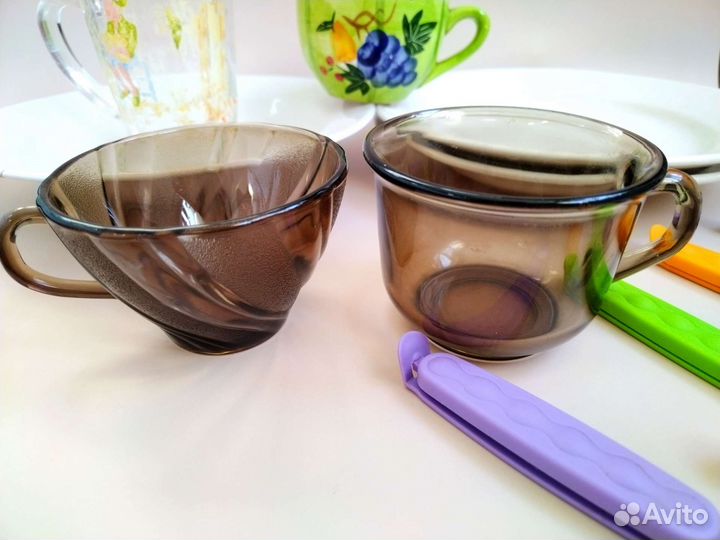 Набор посуды пакетом Чашки Тарелки Штопор Ложка