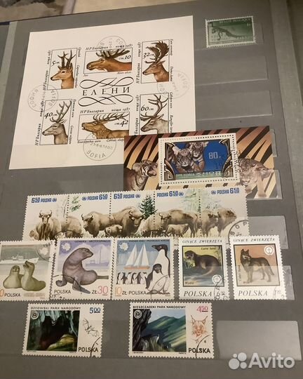 Альбом СССР с разными марками