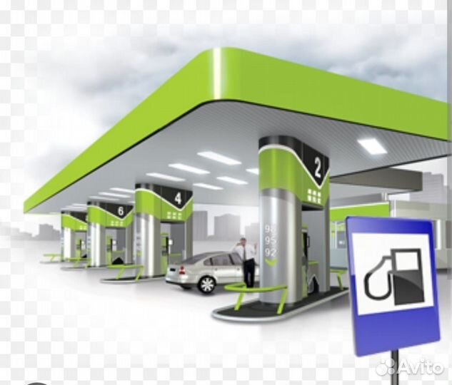 Дворник на АЗС