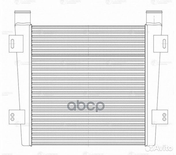 Онв (радиатор интеркулера) паз 4230 4BT/6BT