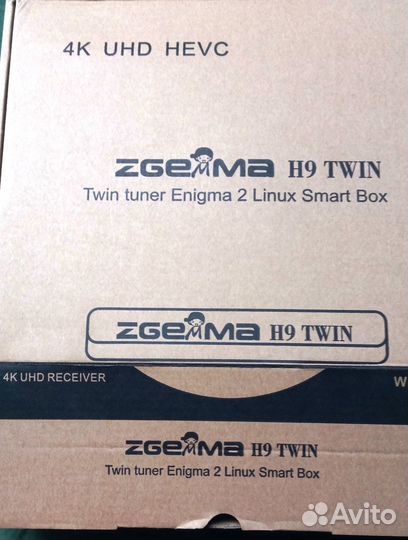 Спутниковый ресивер Zgemma H9 twin 4K UltraHD