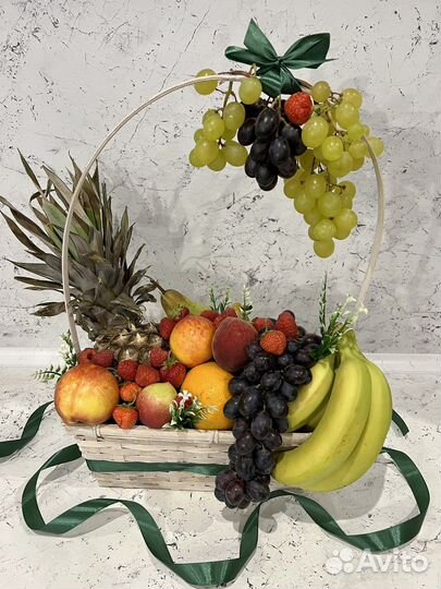 Съедобные фруктовые корзины, съедобные букеты
