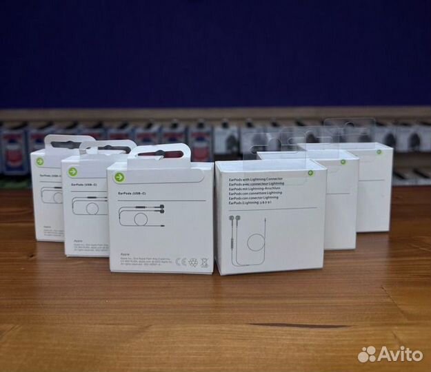 Наушники apple earpods lightning
